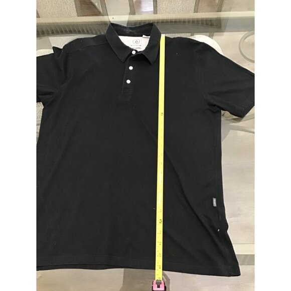 VOLCOM MENS BLACK SHORT SLEEVE POLO SHIRT SIZE LARGE - Picture 6 of 6